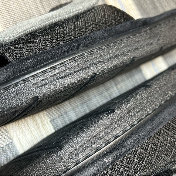 Dearfoams Men’s Easy Slip On Adjustable Slide Slippers 9-10 Medium Black - Picture 11 of 16